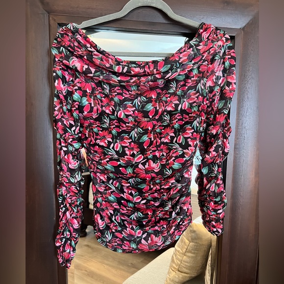 Floral top or blouse large - Picture 2 of 4